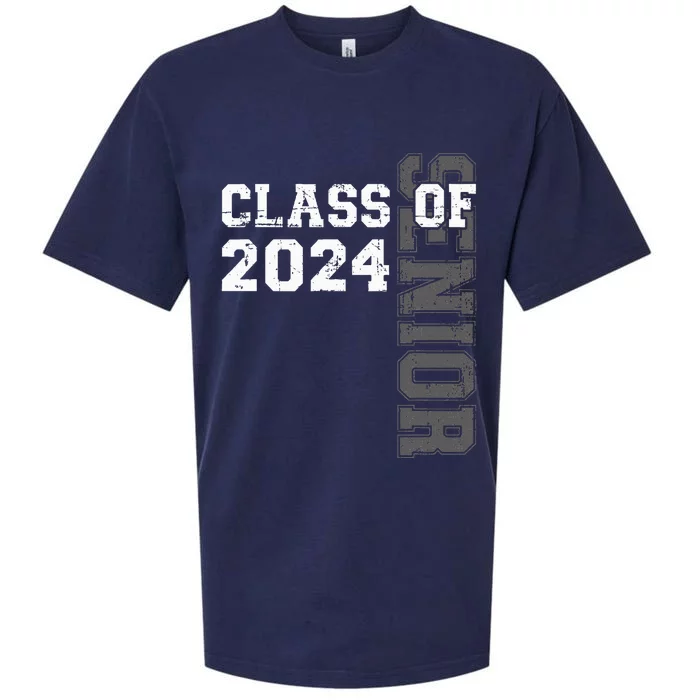 Senior graduation class of 2024 Sueded Cloud Jersey T-Shirt