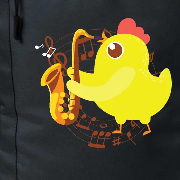 Saxophone Girl Chicken Saxophone Chick Daily Commute Backpack