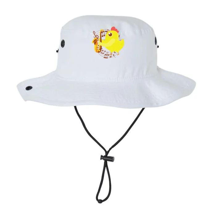 Saxophone Girl Chicken Saxophone Chick Legacy Cool Fit Booney Bucket Hat