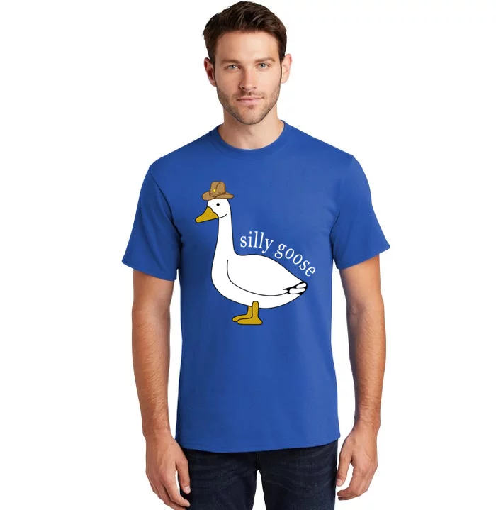 Silly Goose Cow Hat Funny Easter Gift Tall T-Shirt