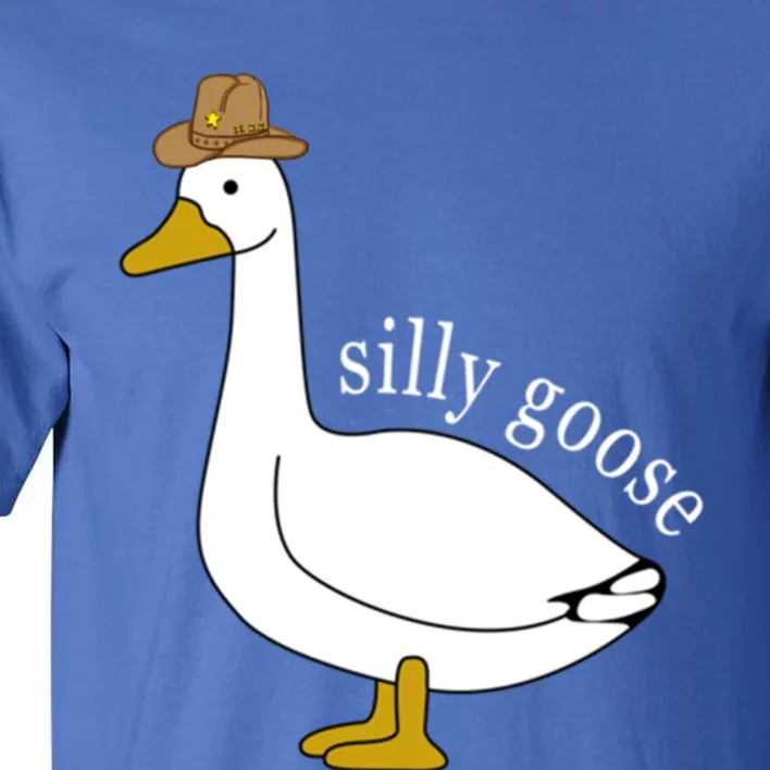 Silly Goose Cow Hat Funny Easter Gift Tall T-Shirt