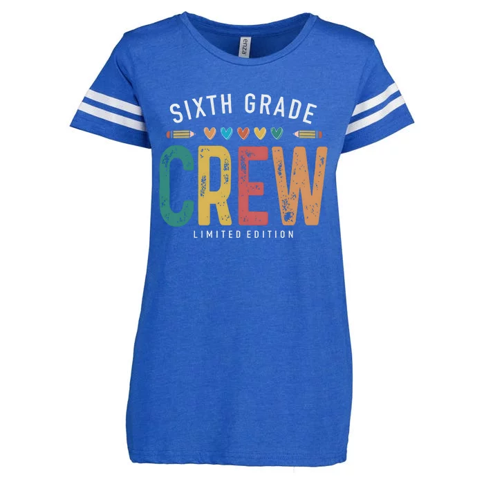 Sixth Grade Crew School Student Enza Ladies Jersey Football T-Shirt