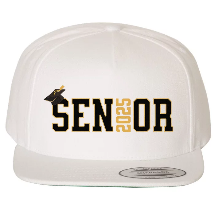 Senior Graduation Class Of 2025 And Vintage Wool Snapback Cap