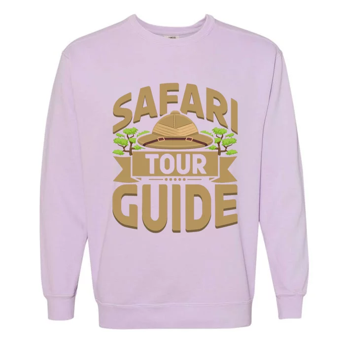 Safari Guide Costume Africa Zoo Outfit Safari Garment-Dyed Sweatshirt