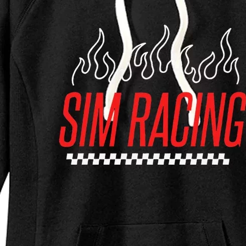 Simulation Gaming Car Race Racer Sim Racing Women's Fleece Hoodie