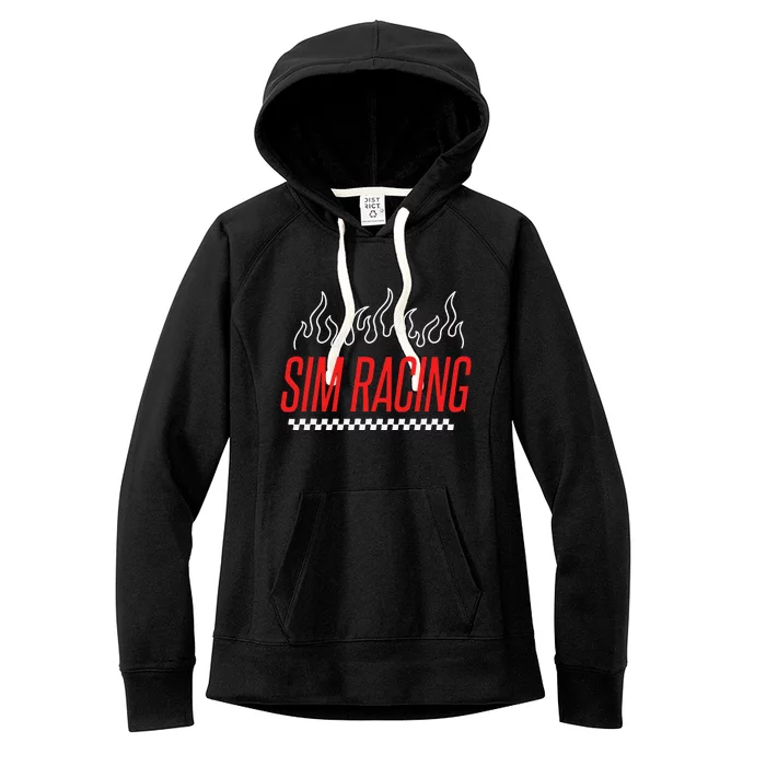 Simulation Gaming Car Race Racer Sim Racing Women's Fleece Hoodie