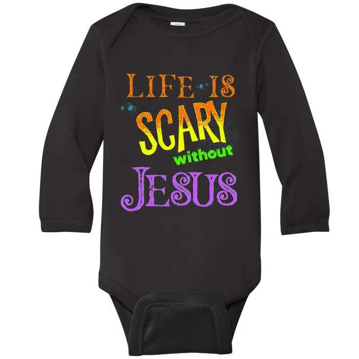 Scary Good Christian Halloween Costume Baby Long Sleeve Bodysuit