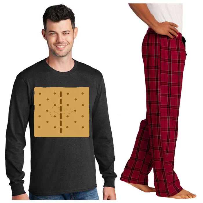 Smores Graham Cracker Group Halloween Costume Long Sleeve Pajama Set