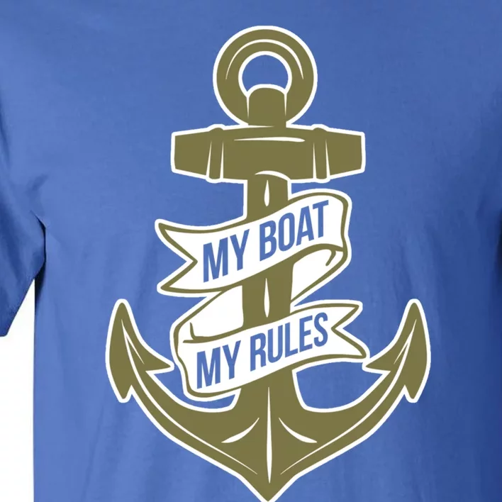 Sailer Gift Captain Boat Owner Gift Boating Great Gift Tall T-Shirt