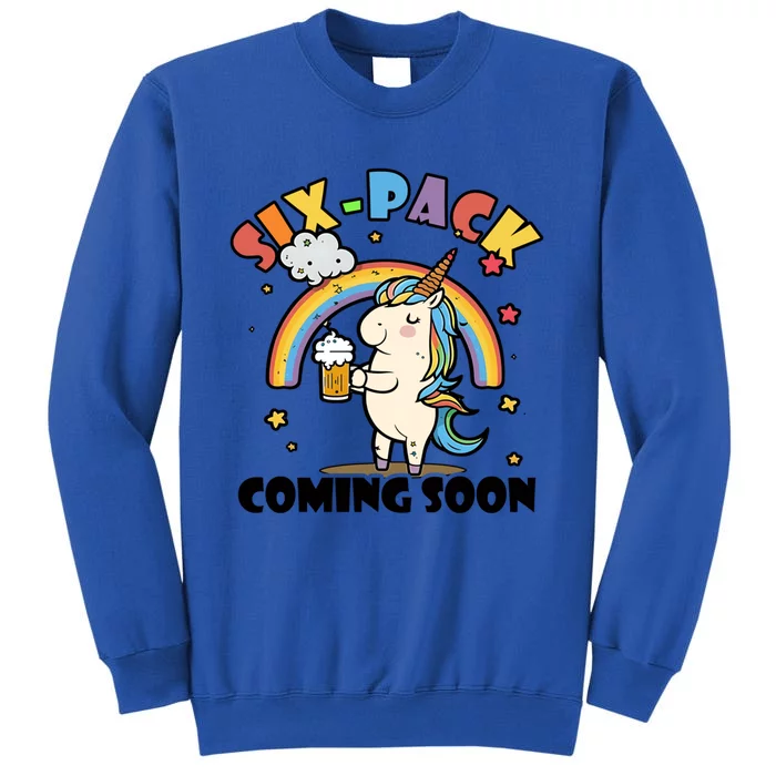 Sixgreat Giftpack Coming Soon Design Unicorn Gift Tall Sweatshirt