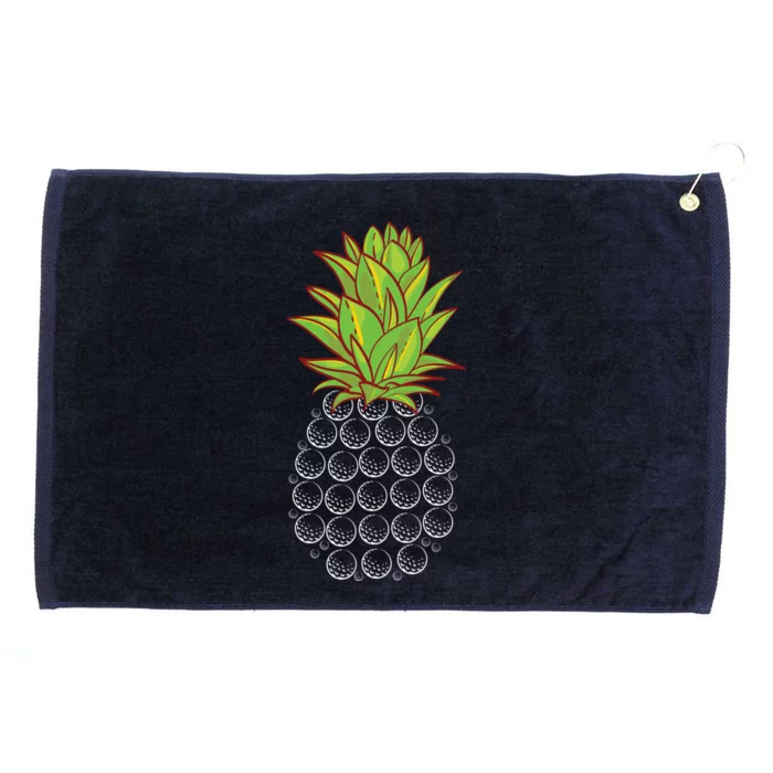 Sports Golfing Cool Gift Funny Pineapple Design Golf Player Cute Gift Grommeted Golf Towel