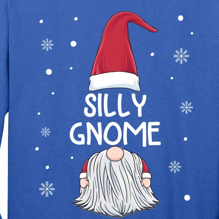 Silly Gnome Christmas Matching Family Group Cute Gift Tall Long Sleeve T-Shirt