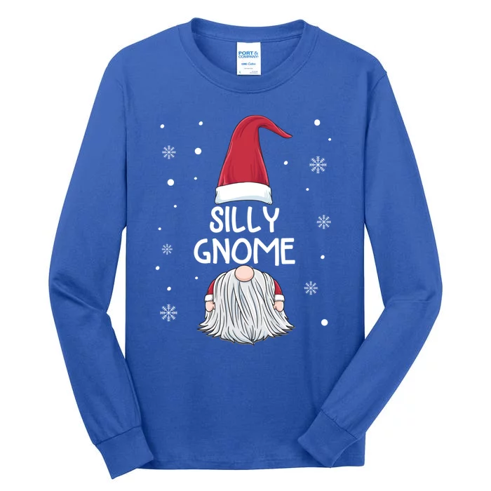 Silly Gnome Christmas Matching Family Group Cute Gift Tall Long Sleeve T-Shirt