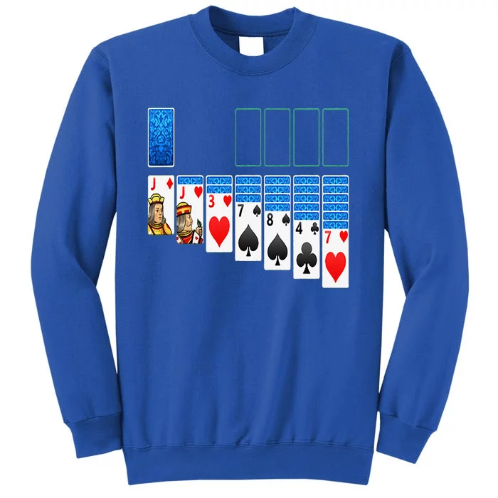 Solitaire Game Costume Board Games Halloween Costume Gift Tall Sweatshirt