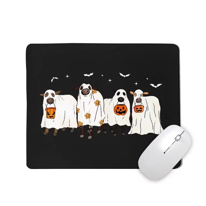 S.H.E.E.P Ghost Cows Halloween Cute Outfit Adults Mousepad