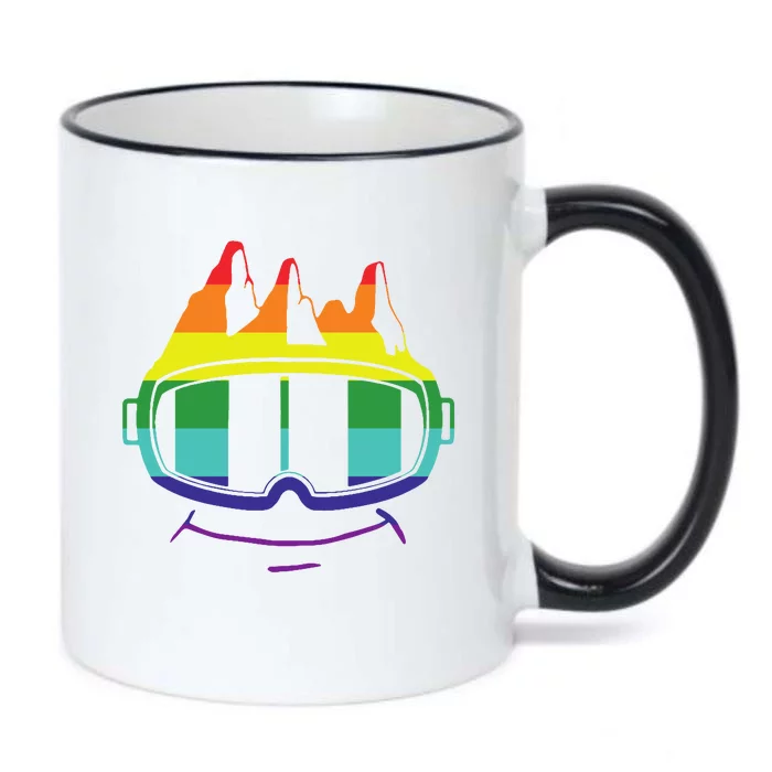 Ski Googles Colorful Skiing Sport Black Color Changing Mug