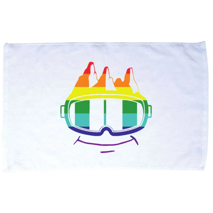 Ski Googles Colorful Skiing Sport Microfiber Hand Towel