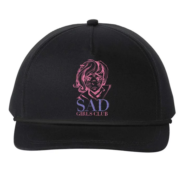 Sad Girls Club Anime Snapback Five-Panel Rope Hat