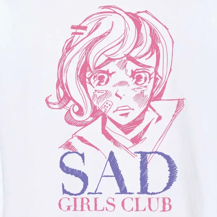 Sad Girls Club Anime Garment-Dyed Sweatshirt