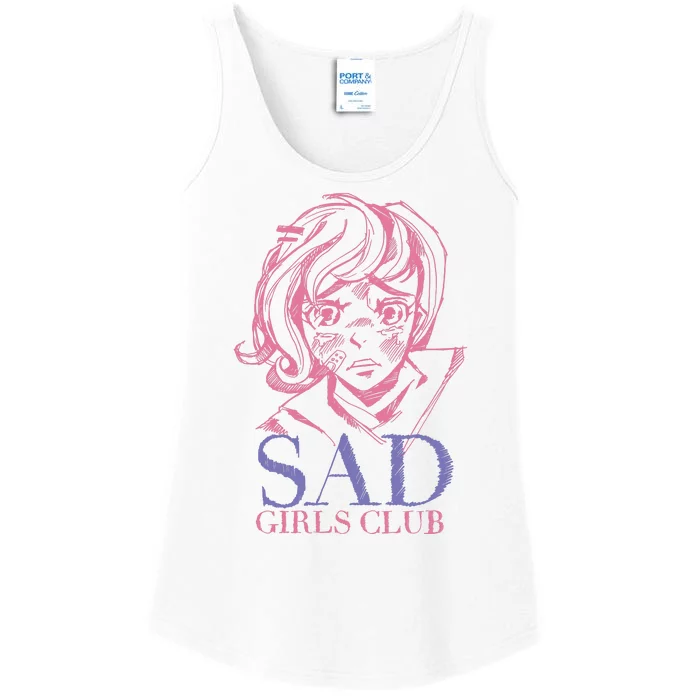 Sad Girls Club Anime Ladies Essential Tank