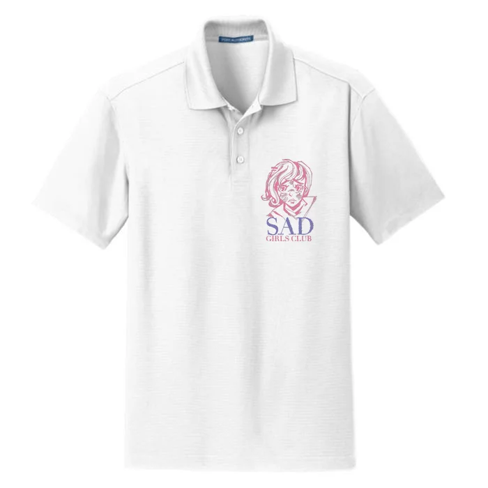 Sad Girls Club Anime Dry Zone Grid Performance Polo