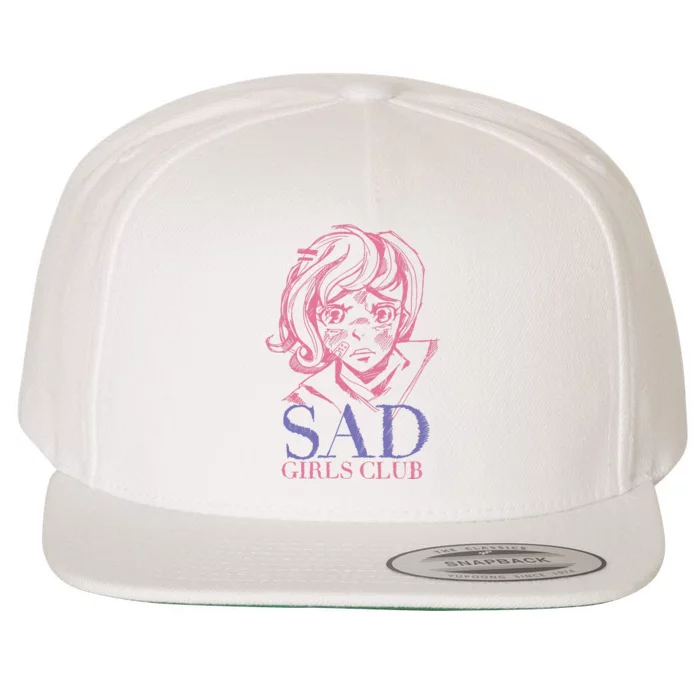 Sad Girls Club Anime Wool Snapback Cap