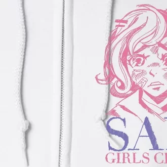 Sad Girls Club Anime Full Zip Hoodie