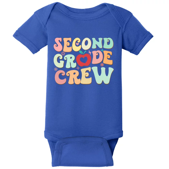 Second Grade Crew Back To School Student Teacher First Day Gift Baby Bodysuit