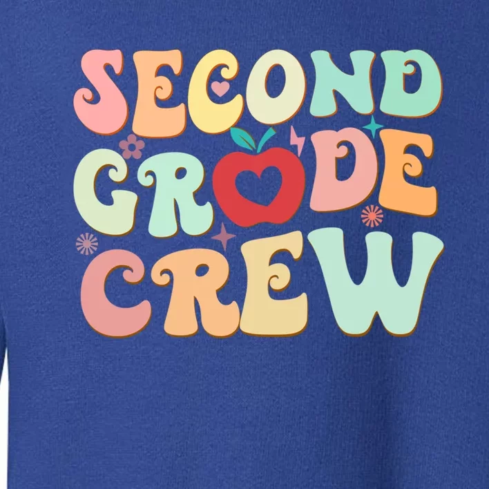 Second Grade Crew Back To School Student Teacher First Day Gift Toddler Sweatshirt