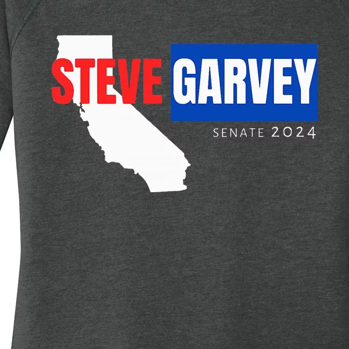 Steve Garvey California Senate Election Race 2024 Republican Women's Perfect Tri Tunic Long Sleeve Shirt