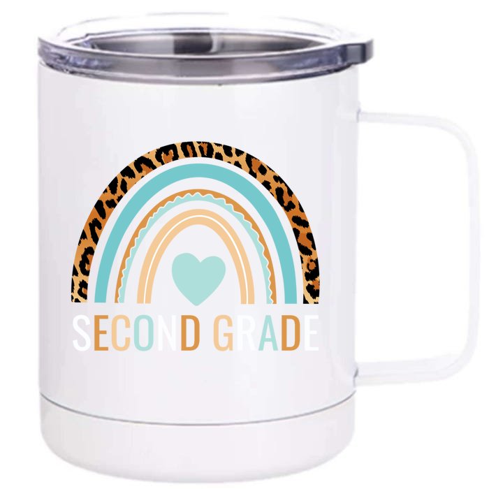 Second Grade Cute Gift Front & Back 12oz Stainless Steel Tumbler Cup