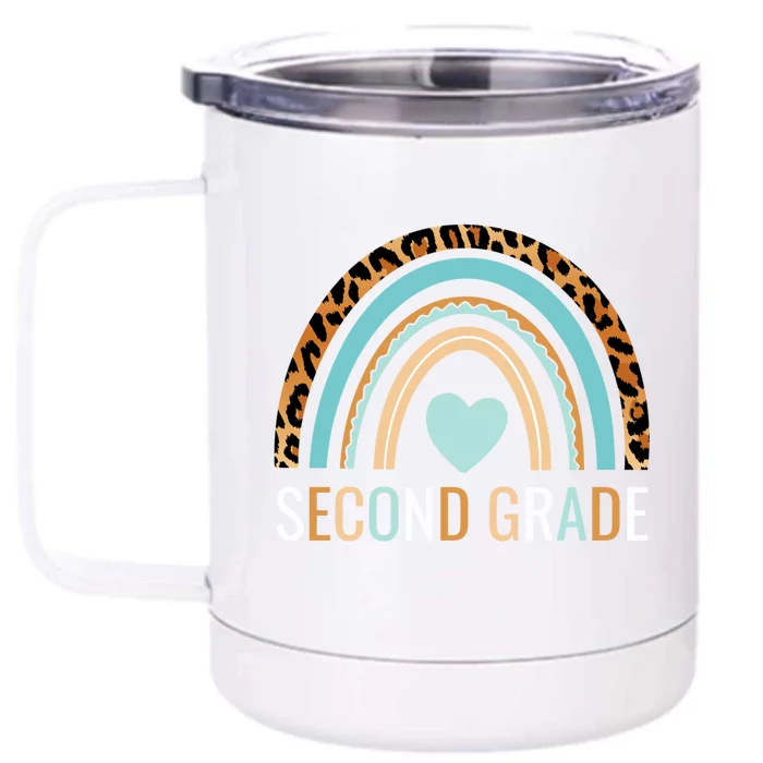 Second Grade Cute Gift Front & Back 12oz Stainless Steel Tumbler Cup