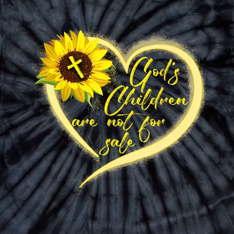 Sunflower Gods Children Are Not For Sale Fun Gods Children Tie-Dye T-Shirt