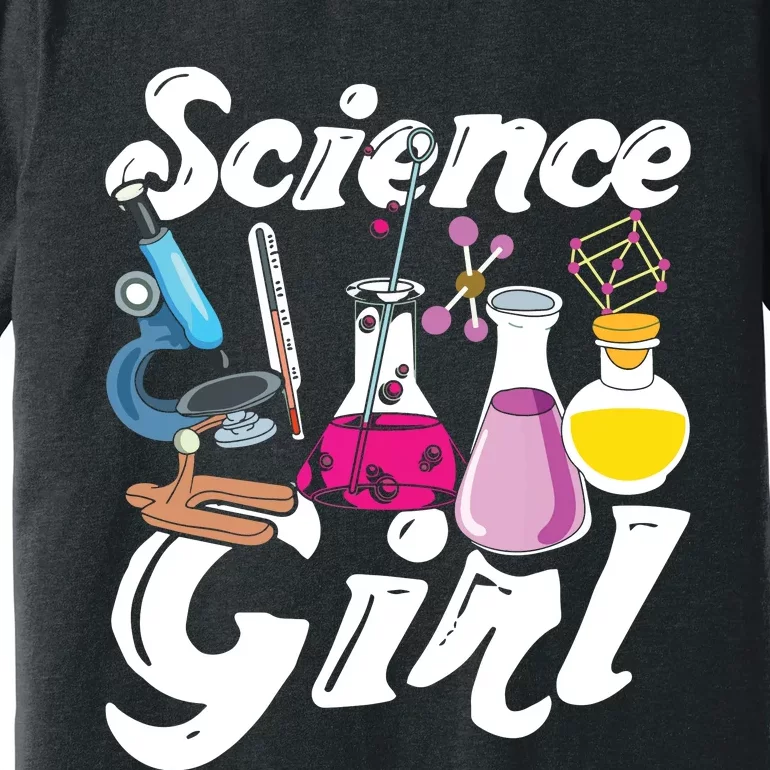 Science Girl Chemist Biology Scientist Women Gift Chemistry Premium T-Shirt