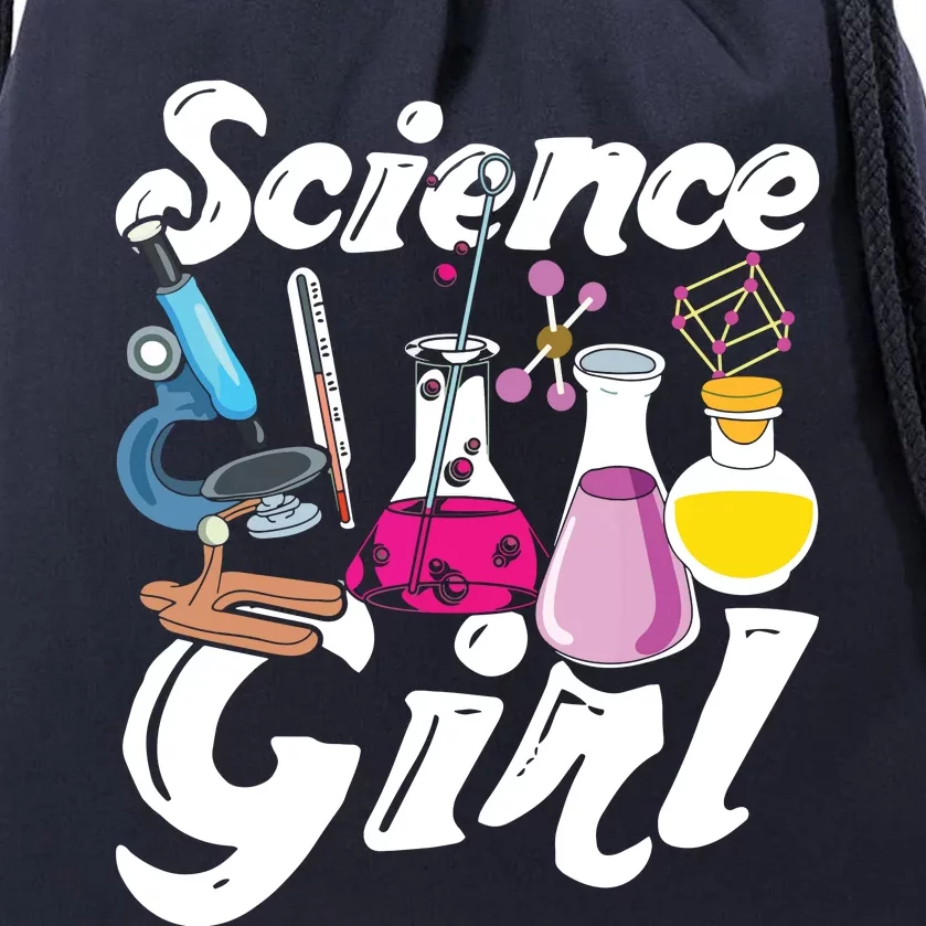 Science Girl Chemist Biology Scientist Women Gift Chemistry Drawstring Bag