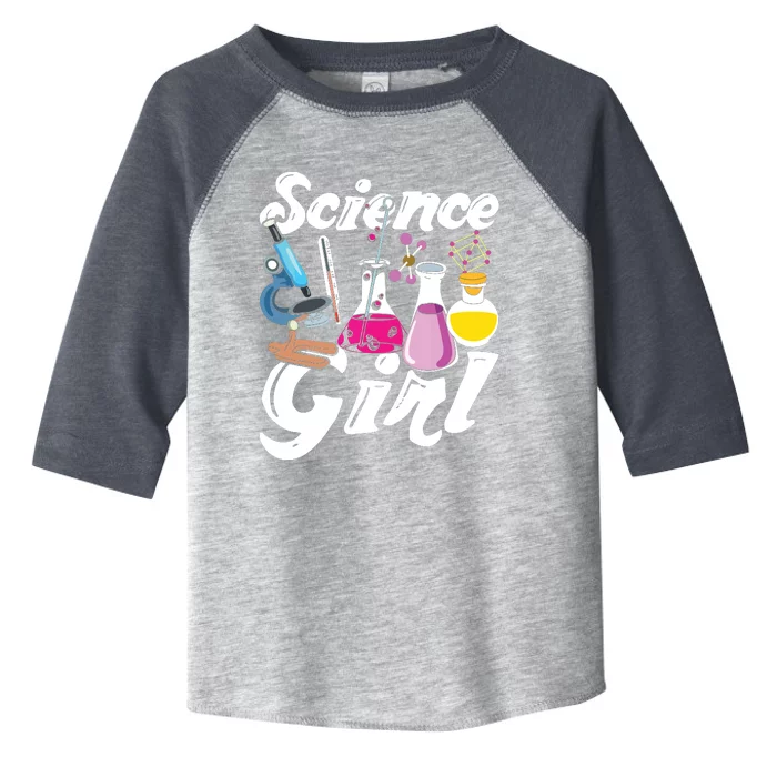 Science Girl Chemist Biology Scientist Women Gift Chemistry Toddler Fine Jersey T-Shirt