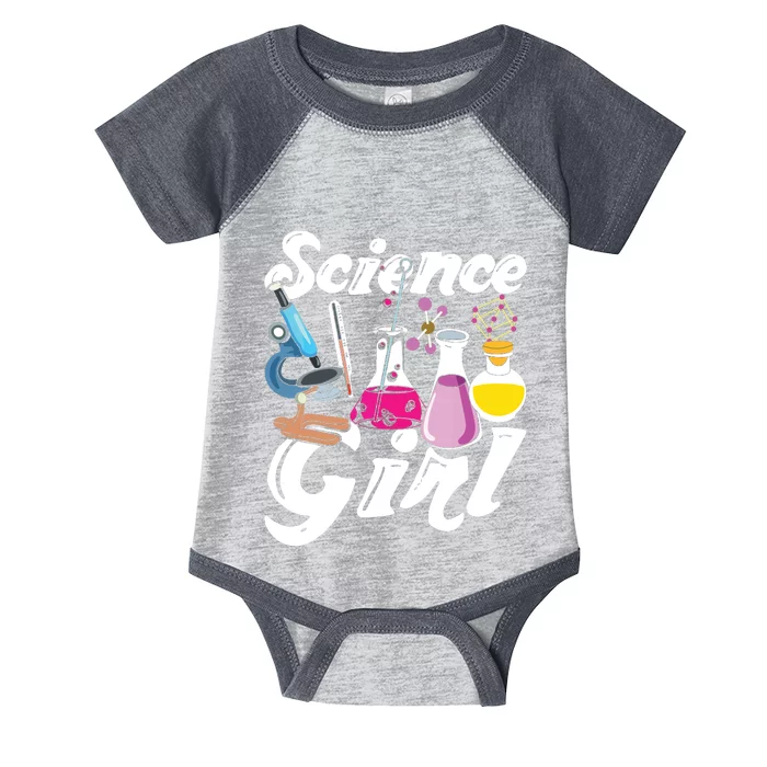 Science Girl Chemist Biology Scientist Women Gift Chemistry Infant Baby Jersey Bodysuit