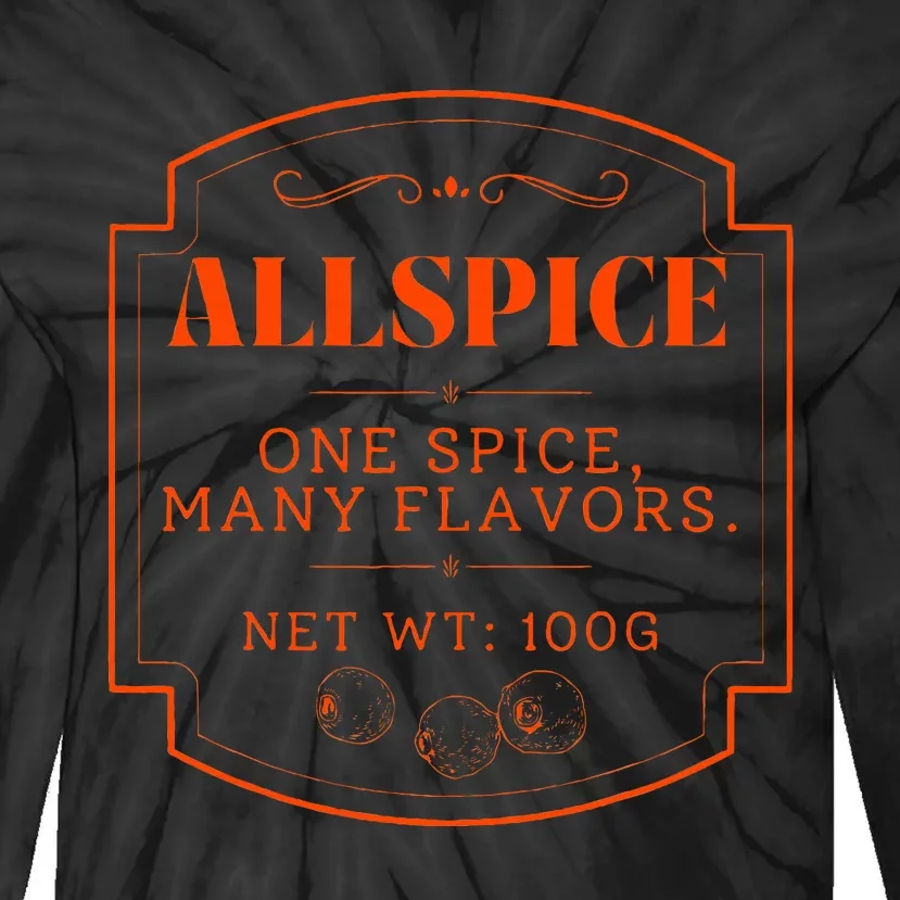 Spices Group Costume Matching Halloween Allspice Tie-Dye Long Sleeve Shirt