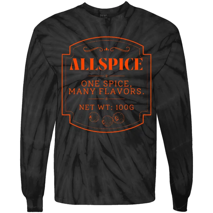 Spices Group Costume Matching Halloween Allspice Tie-Dye Long Sleeve Shirt