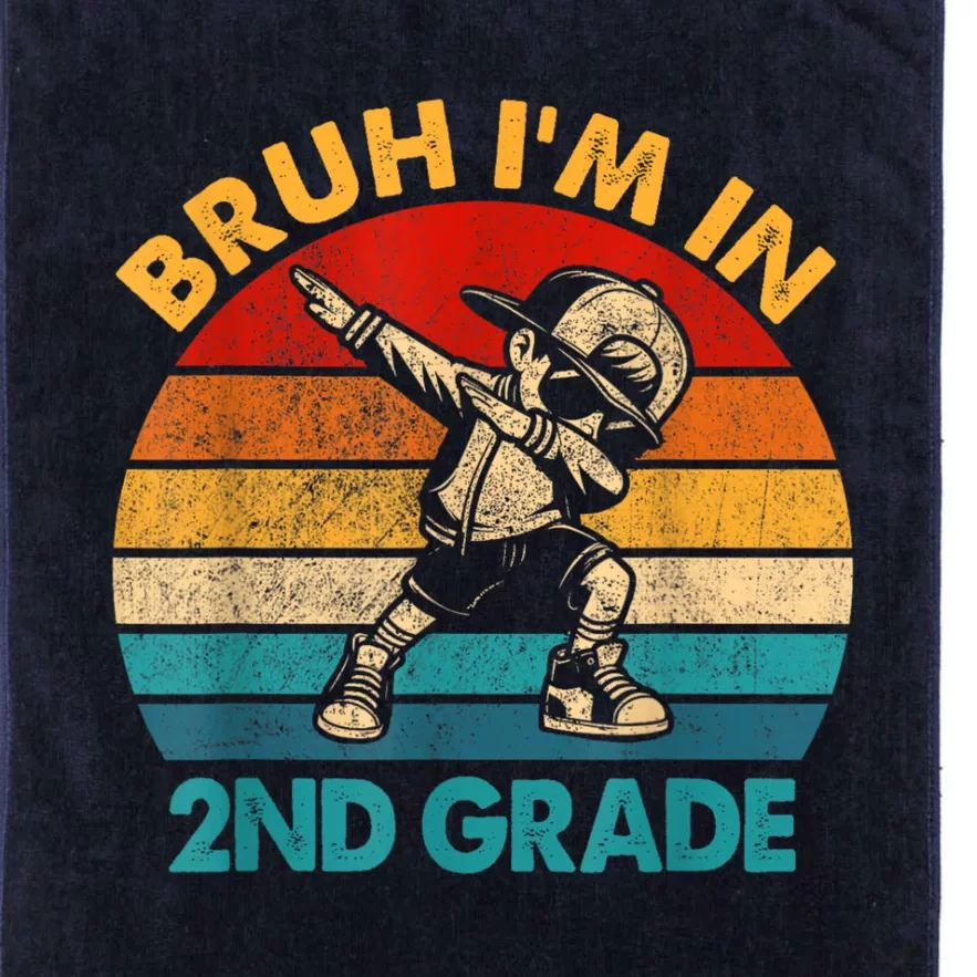 Second Grade Dabbing Boy Bruh IM In 2nd Grade Student Platinum Collection Golf Towel