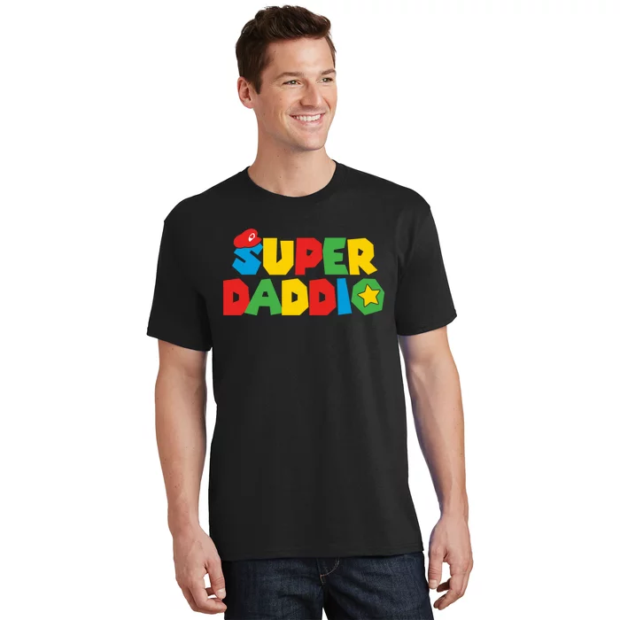 Super Gamer Dad Unleashed: Celebrating Fatherly Powers T-Shirt