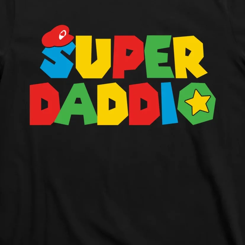 Super Gamer Dad Unleashed: Celebrating Fatherly Powers T-Shirt