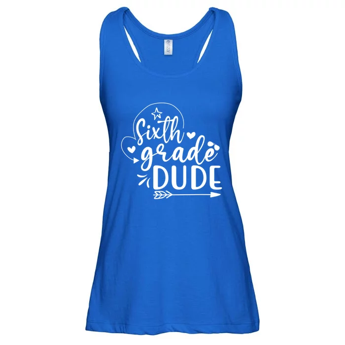 Sixth Grade Dude – Funny Back To School Gift Ladies Essential Flowy Tank