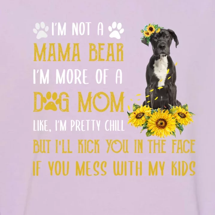 Sunflower Great Dane Mom Mothers Day Dog Mom Funny Gift Garment-Dyed Sweatshirt