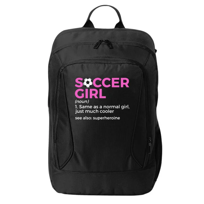 Soccer Girl Definition City Backpack