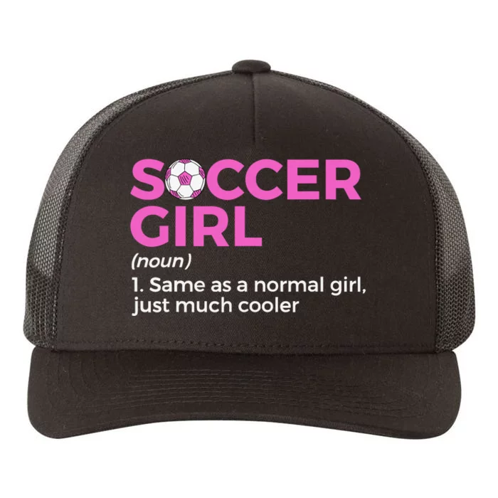 Soccer Girl Definition Yupoong Adult 5-Panel Trucker Hat