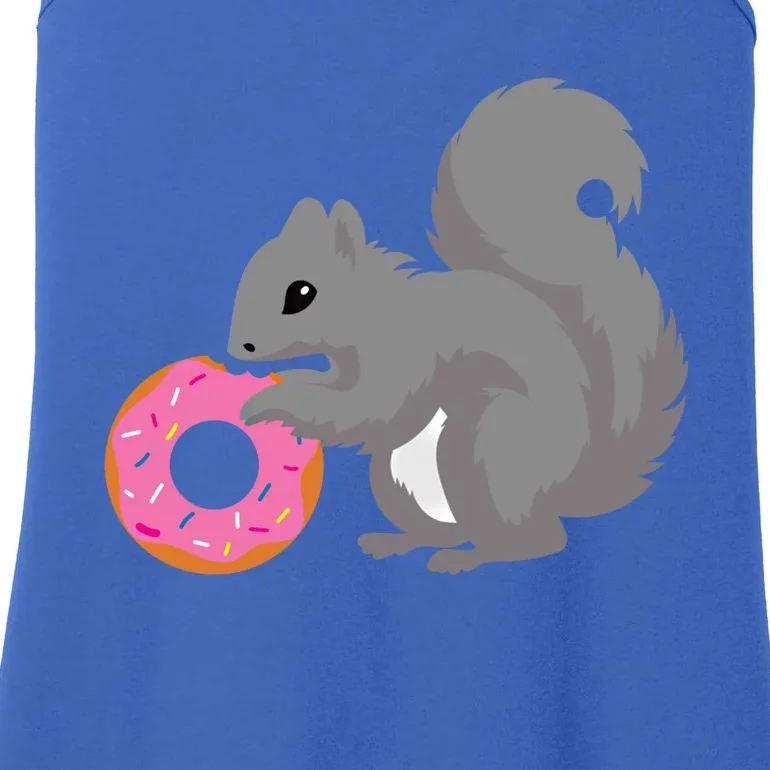 Squirrel Gift Donut Doughnut Art Gift Costume Ladies Essential Tank