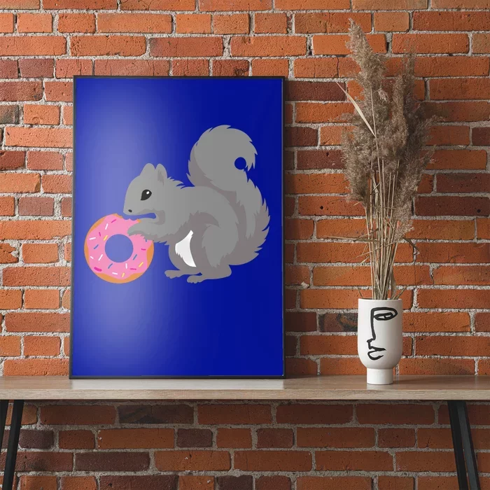 Squirrel Gift Donut Doughnut Art Gift Costume Poster