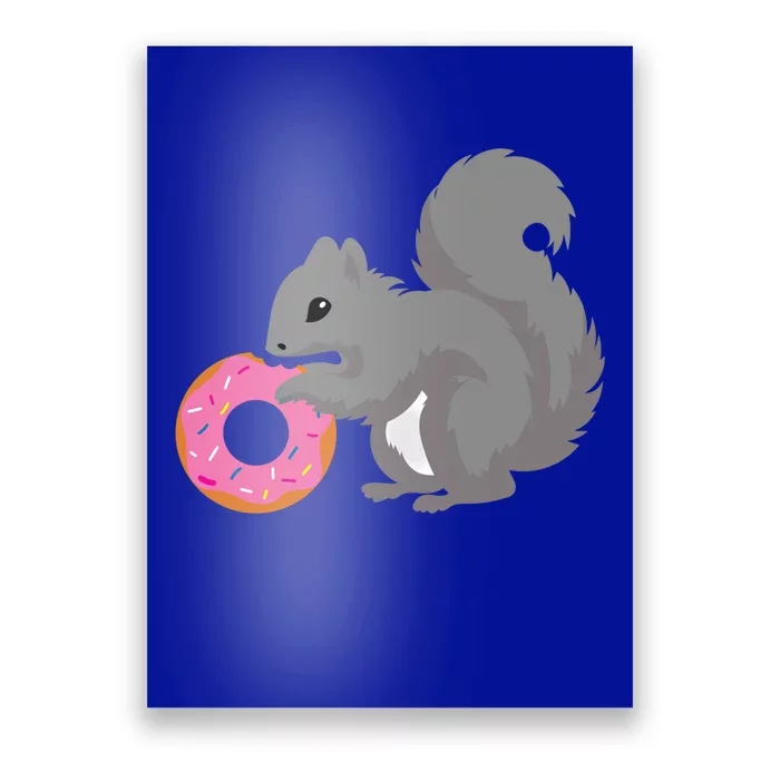 Squirrel Gift Donut Doughnut Art Gift Costume Poster