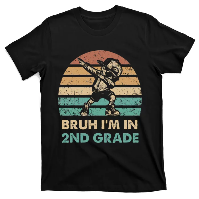 Second Grade Dabbing Bruh IM In 2nd Grade Students T-Shirt